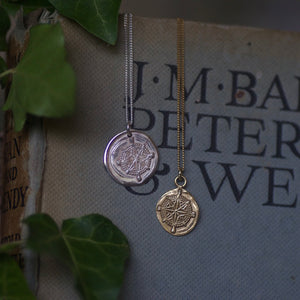 Compass Seal Necklace