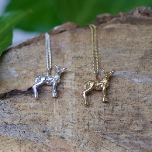 Tiny Fawn Necklace