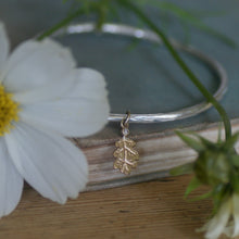 Oak Leaf Twig Bangle