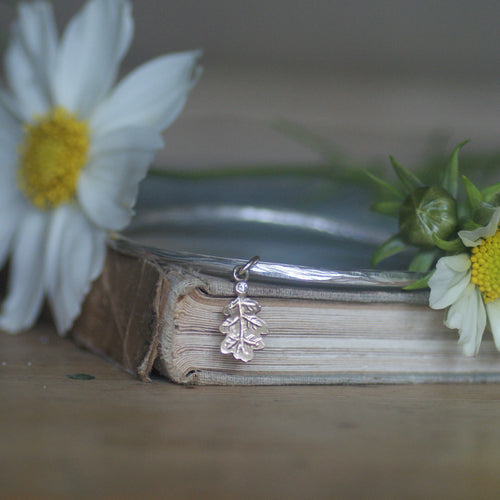 Oak Leaf Twig Bangle