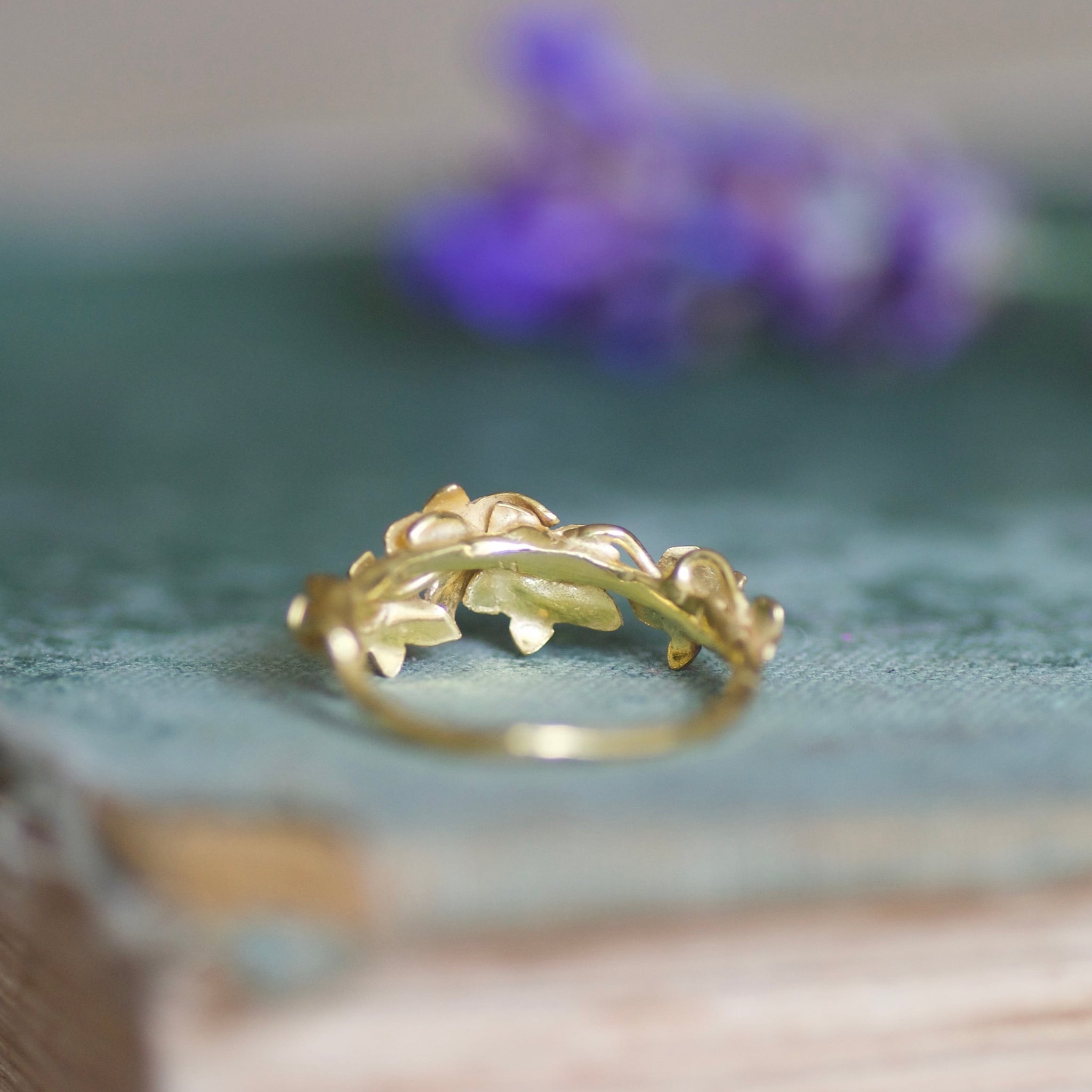 Gold Ivy Ring by emily