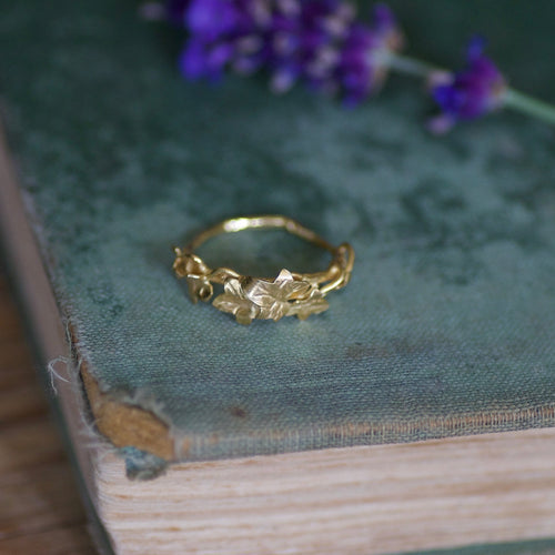 Gold Ivy Ring