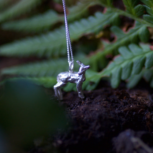 Tiny Fawn Necklace