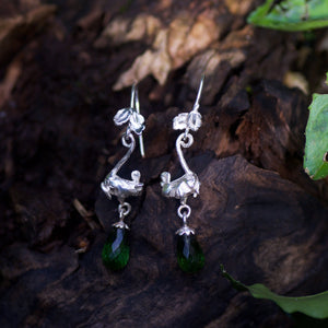 Mouse Tourmaline Drop Earrings