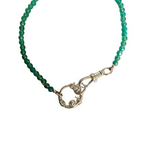 Green Agate Snail Allotment Leaves Bracelet