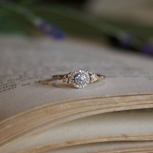 Diamond Secret Garden Halo Ring