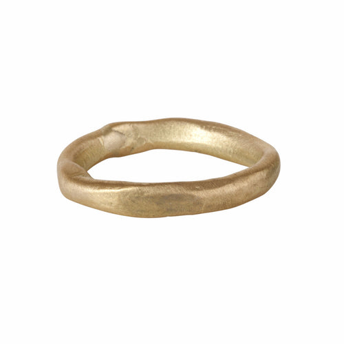 Heavy Gold Organic Twist Band