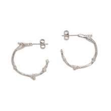 Small Twig Hoop Earrings