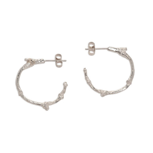 Twig Hoop Earrings