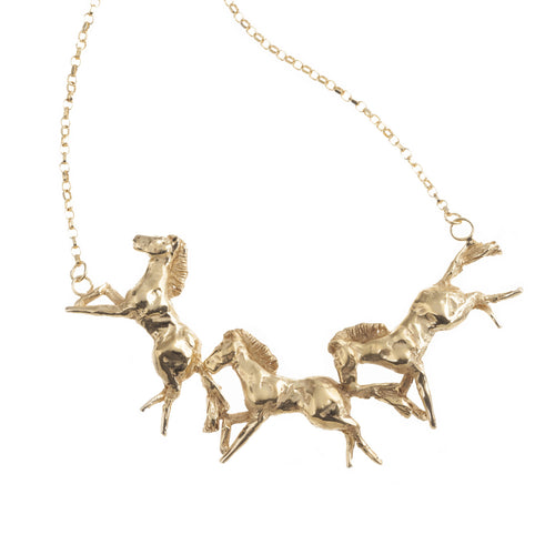 Galloping Horse Necklace
