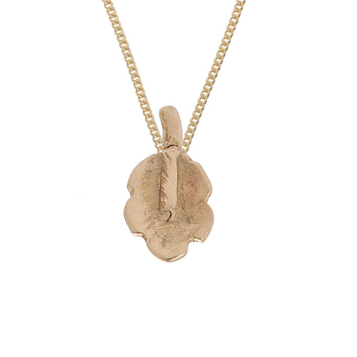 Tiny Oak Leaf Necklace