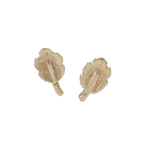 Tiny Oak Leaf Studs