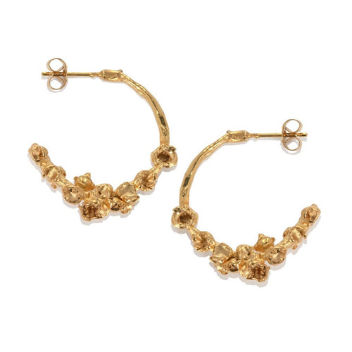 Posy Hoop Earrings