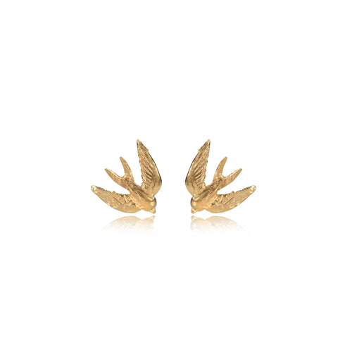 Swallow Stud Earrings