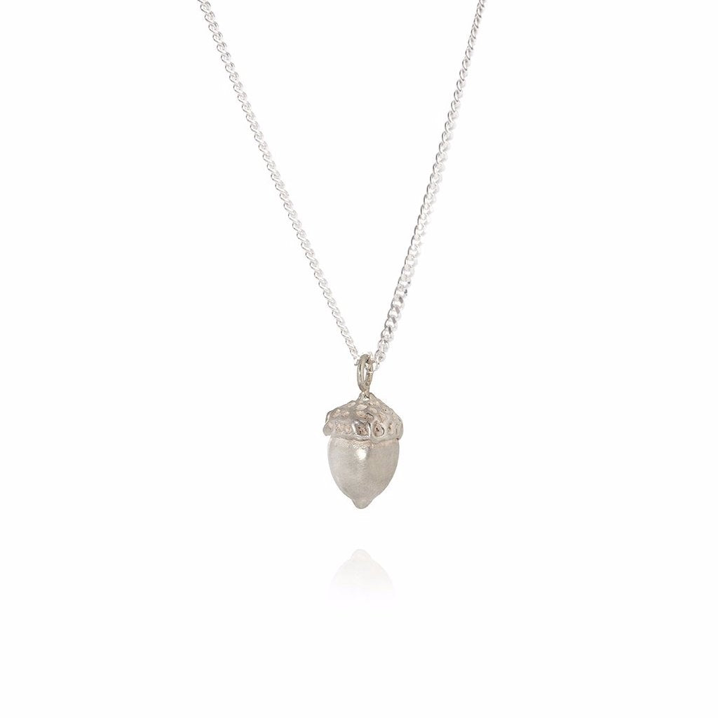 Tiny Acorn Necklace