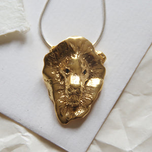 Gold Lion Necklace